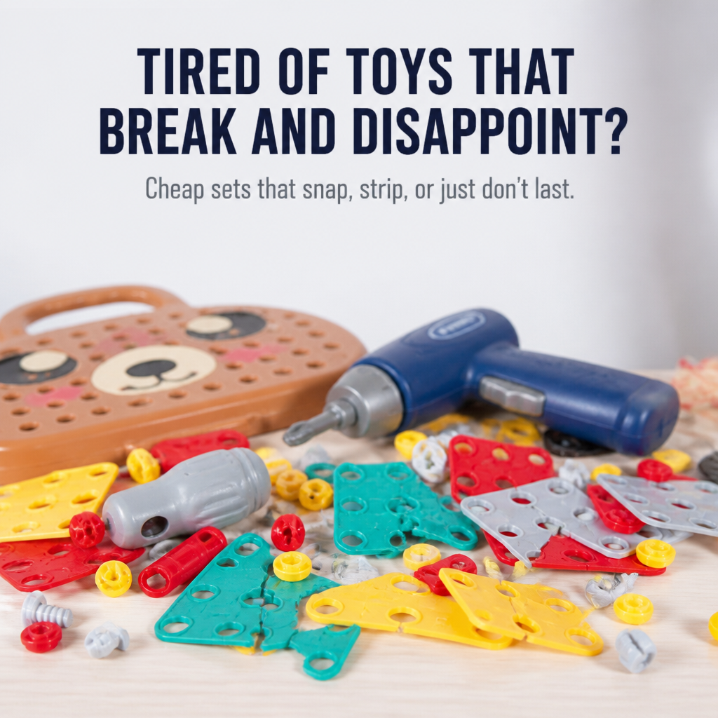 SparkVenture™ — Swap Screen Time for Real Drill-and-Build Adventures Kids Crave