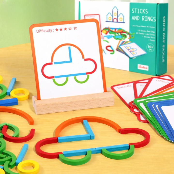 Children's Wooden Puzzle – Fun Way to Enhance Logic and Focus