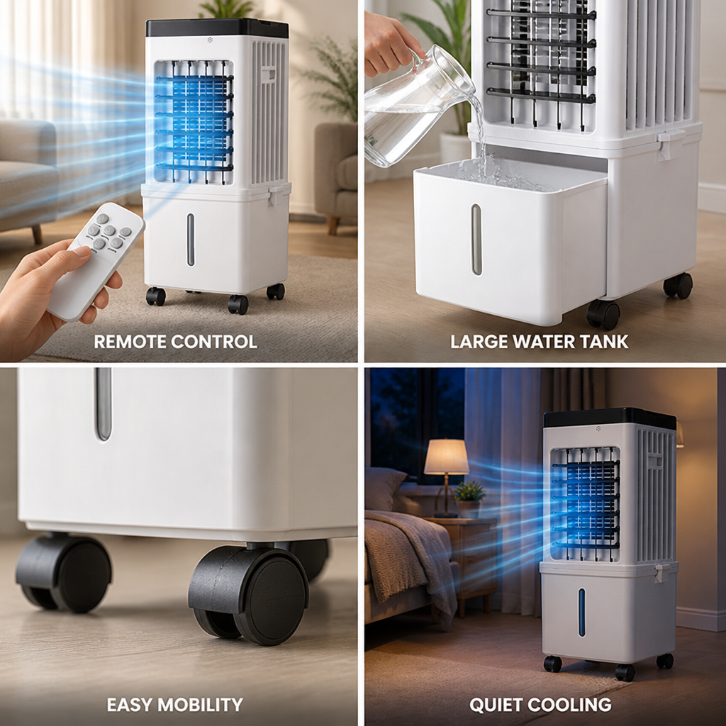 Portable Evaporative Air Cooler (12L Tank)