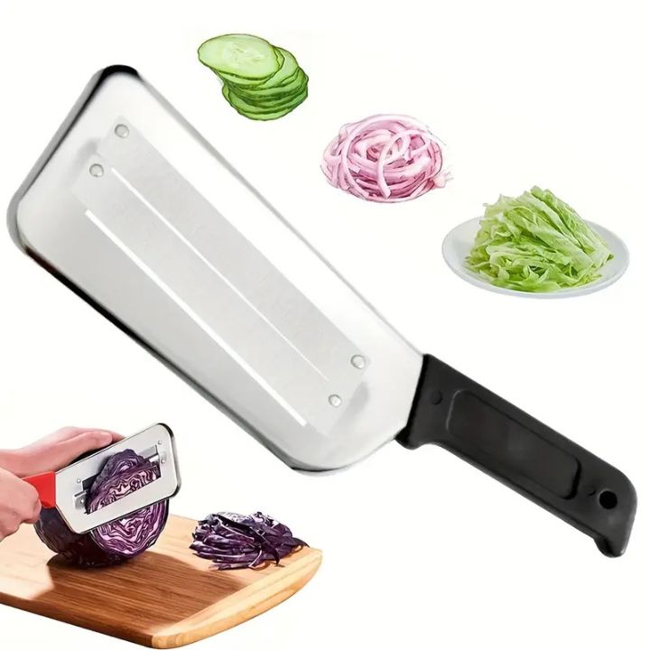 Stainless Steel Vegetable Cutter – Dual Blades for Even Slicing