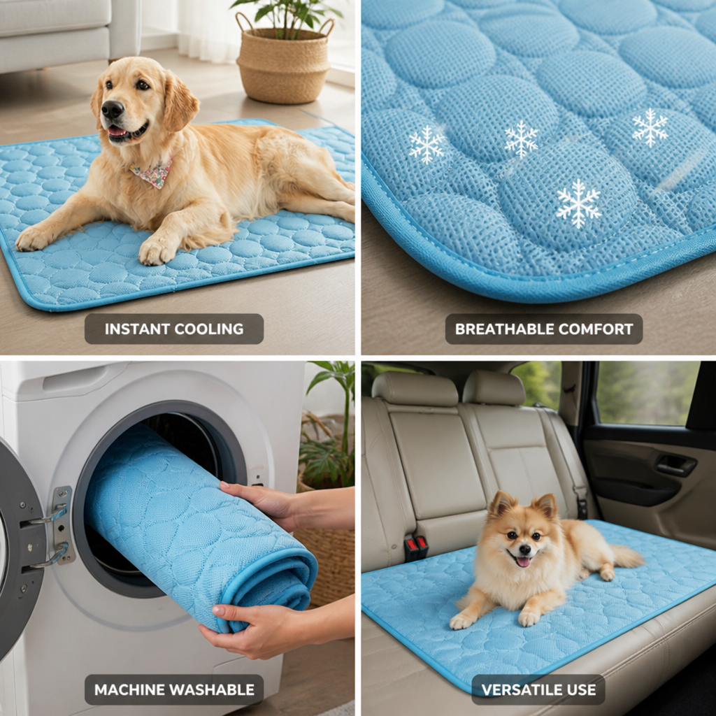 Self-Cooling & Machine-Washable Pet Mat