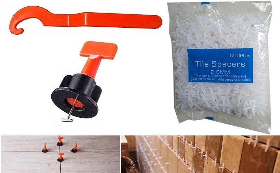 Reusable Tile Leveling System with T-Pins