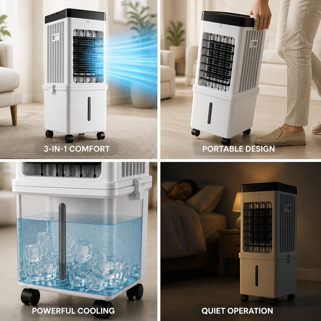 Windowless 3-in-1 Portable Air Conditioner