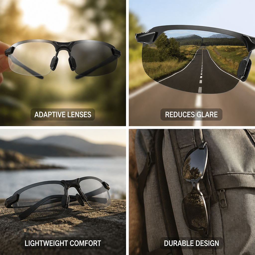Photochromic 100% UVA/UVB Sunglasses (Unisex)