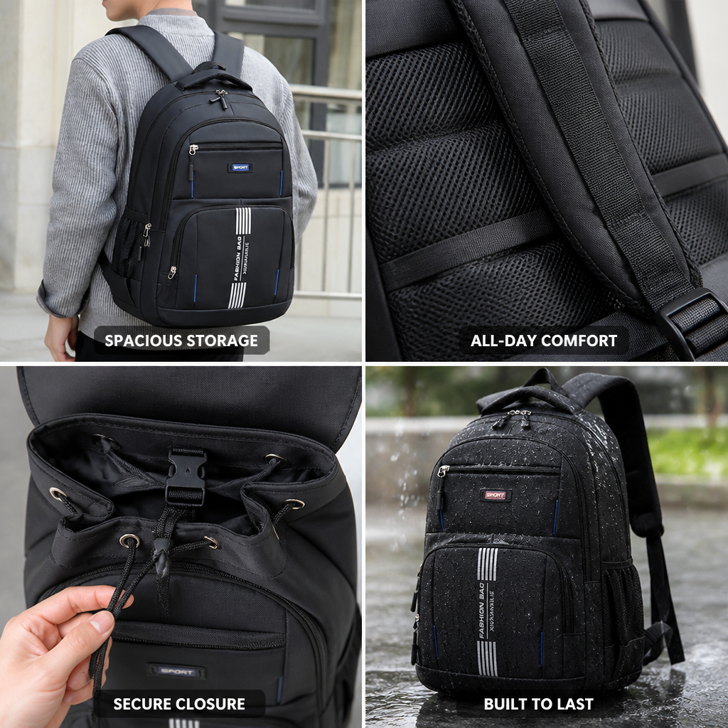 Full-Grain Leather Backpack (Fits 13-Inch Laptop)