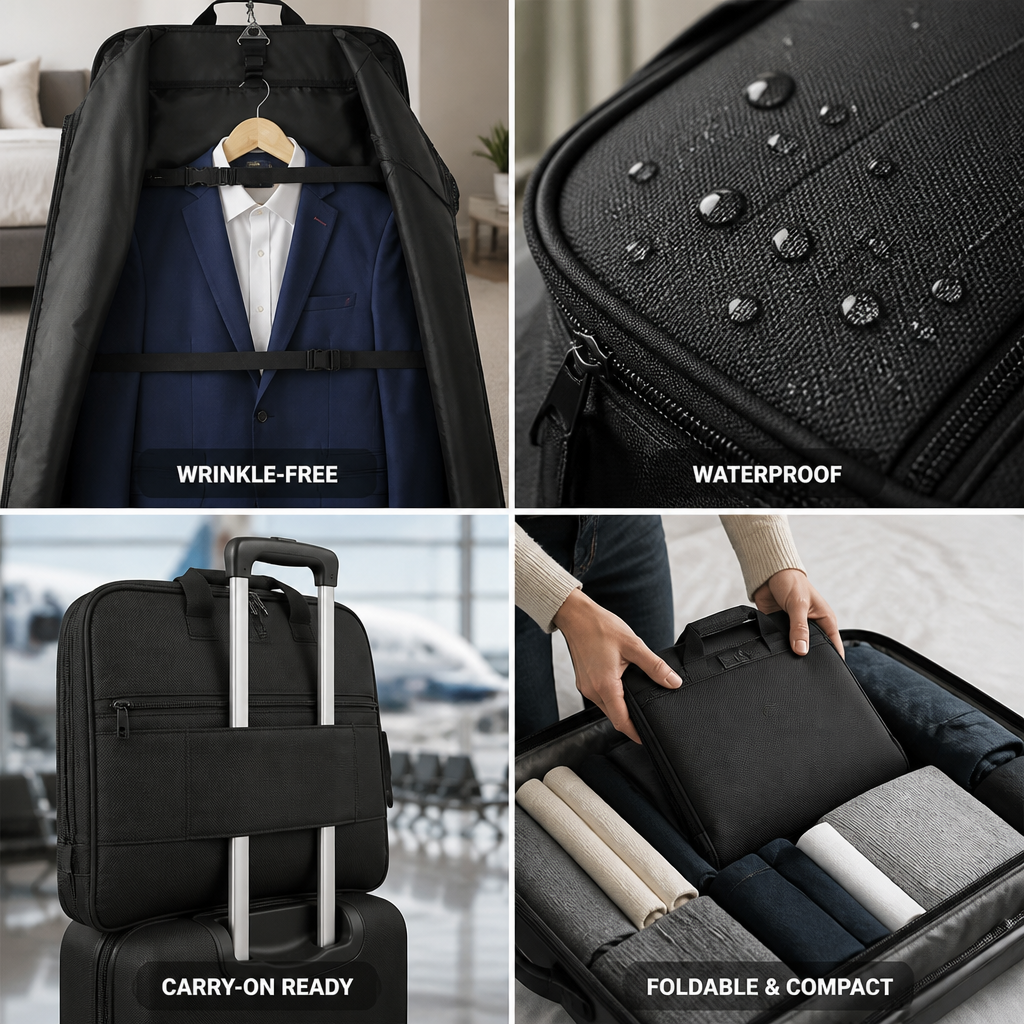 Waterproof Foldable 45L Garment Bag (Carry-On)