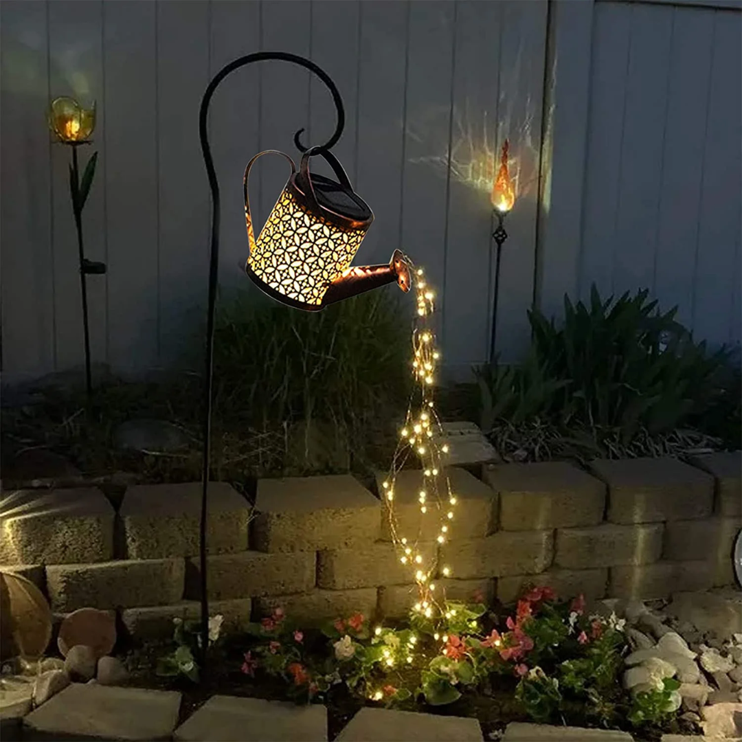 Solar-Powered Garden Light for Outdoor Use with Starry Glow