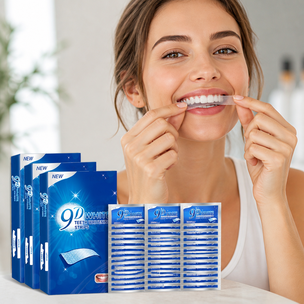 9D Contour Paraben-Free Teeth Whitening Strips (56 Pcs)