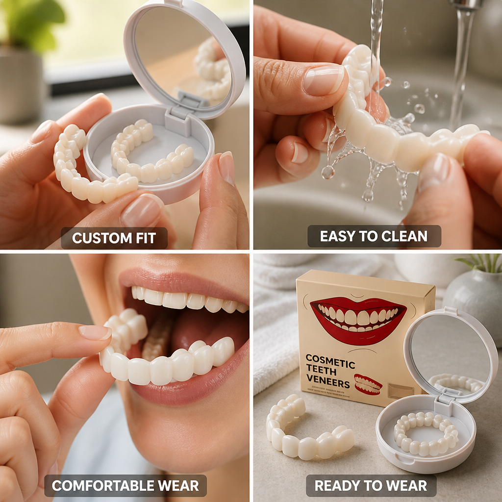Adjustable Ready-To-Wear Denture Kit (Upper & Lower)