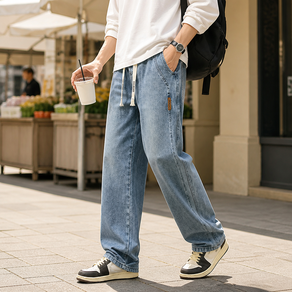 Drayven™ Men's Loose Straight Jeans — Move Freely All Day with Effortless Confidence and Sharp Style