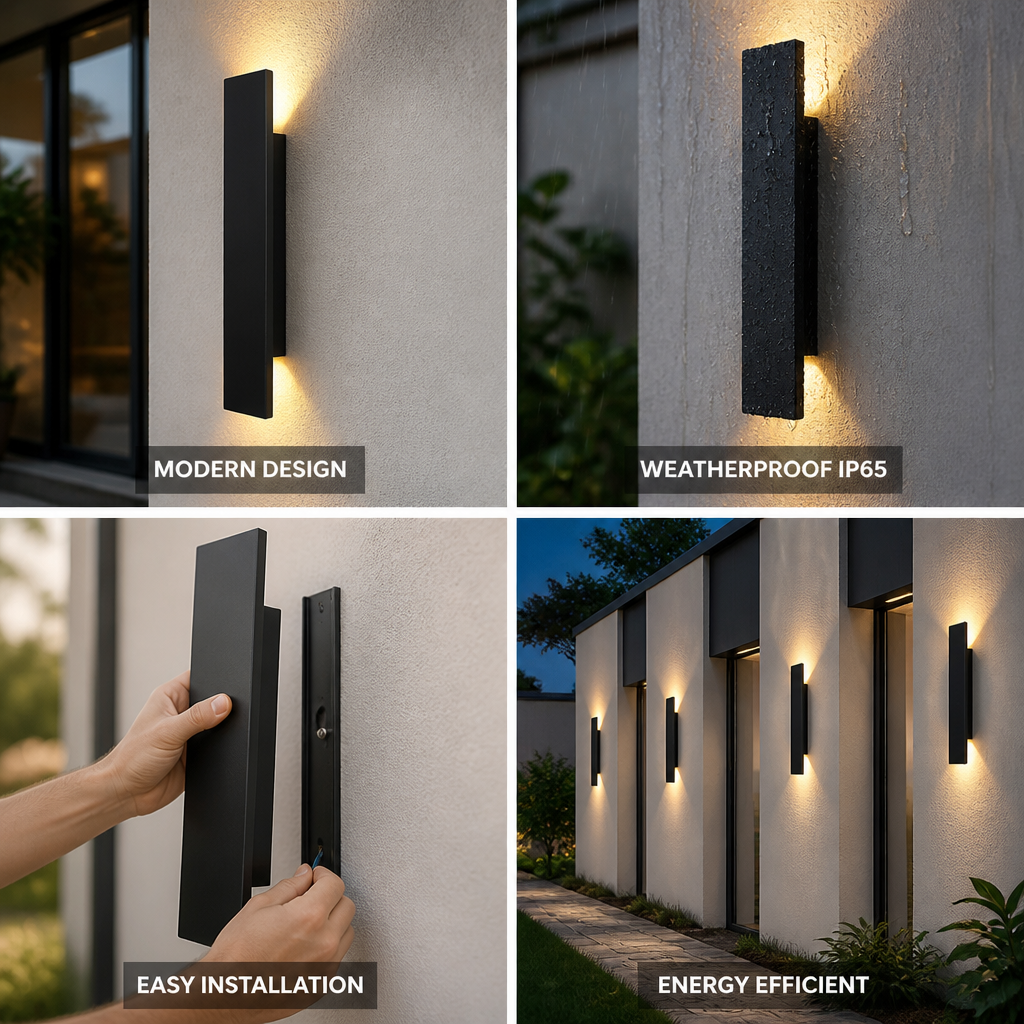 IP65 Weatherproof Aluminum LED Wall Light