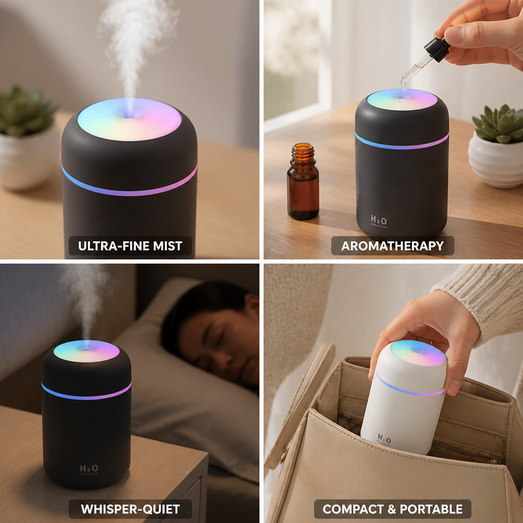 Nano-Atomized Cold-Mist Humidifier & Diffuser