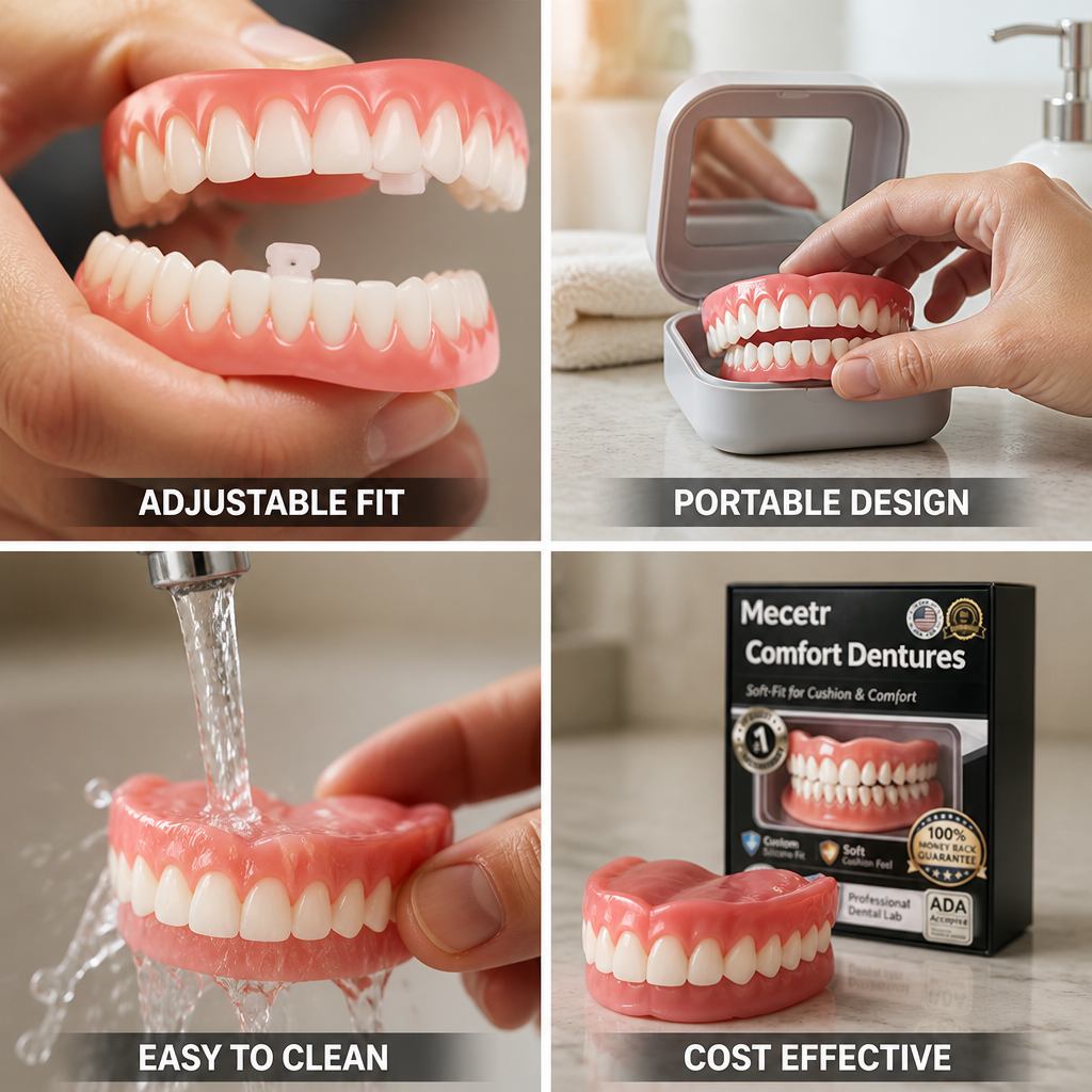 Adjustable & Portable Full-Mouth Denture Set (Adult)