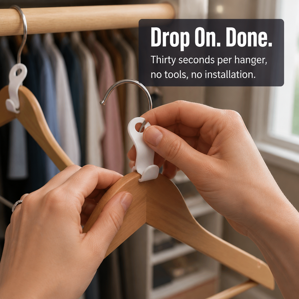 ClariHanger™ — Expand Your Closet Space Threefold Instantly Without Discarding Any Clothes