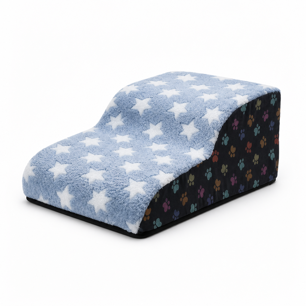 Non-Slip Plush Pet Stairs (2-5 Steps)