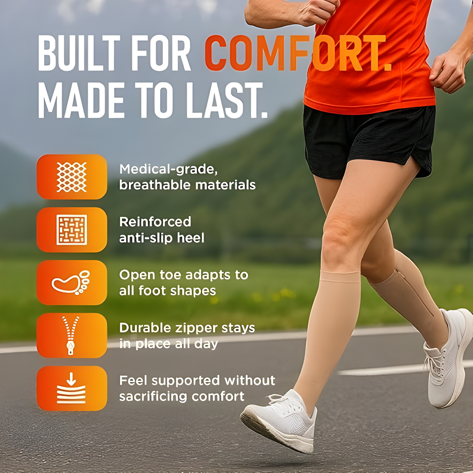 LuminaStride™ — Zip On Lightness That Crushes Leg Pain and Fatigue