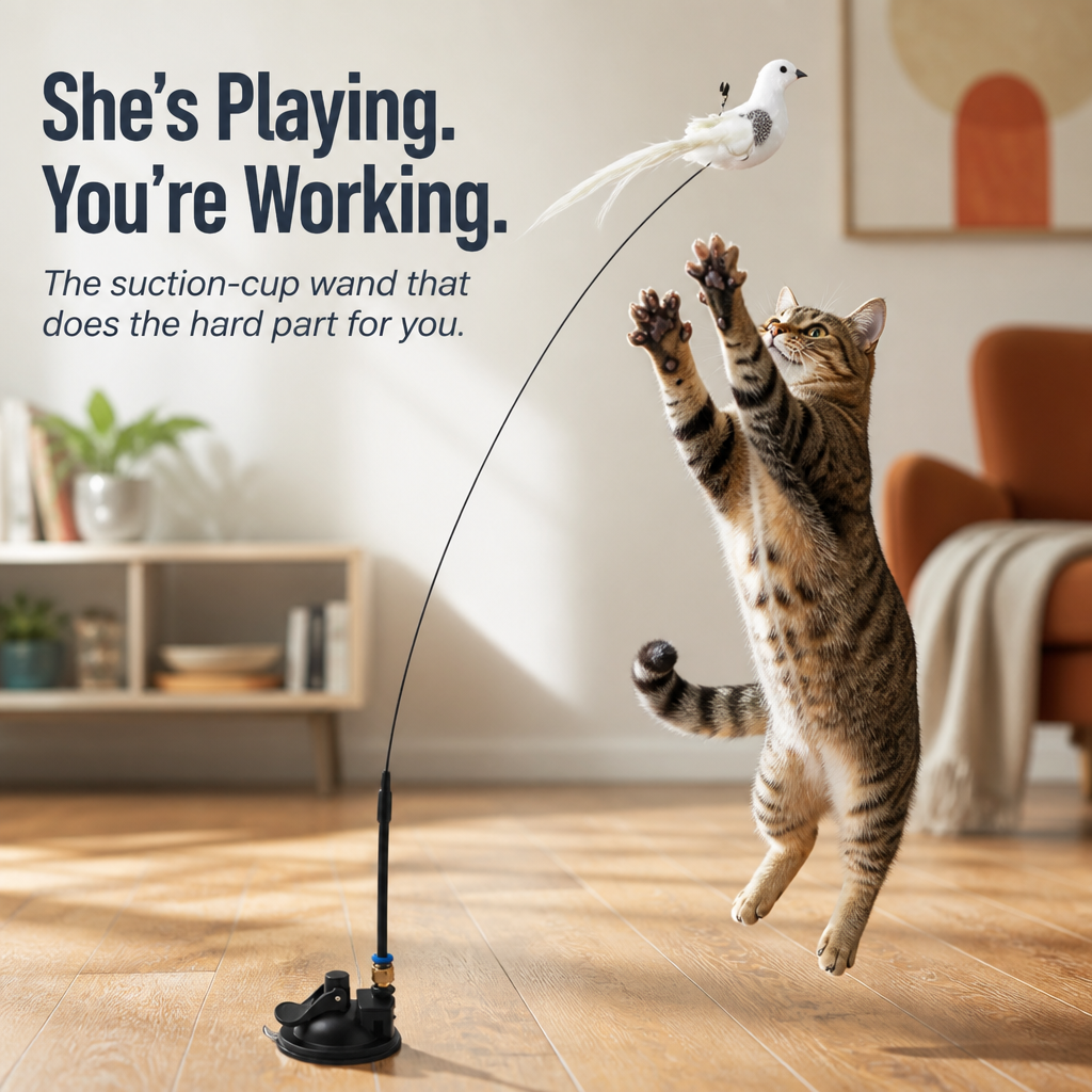 FeliFrenzy™ — Stick It On, Leave It Be, See Your Cat Chase for Hours
