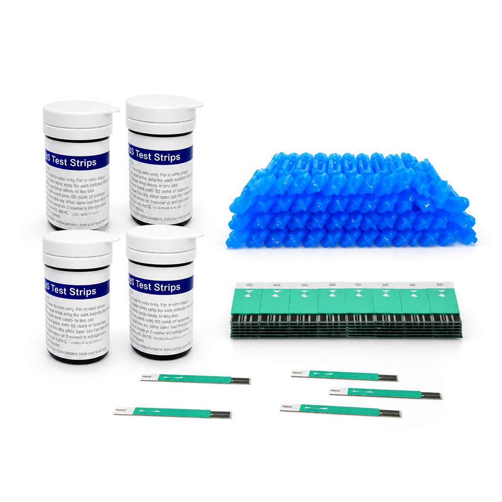 Accurate & Portable Blood Glucose Monitor Kit (50 Test Strips)