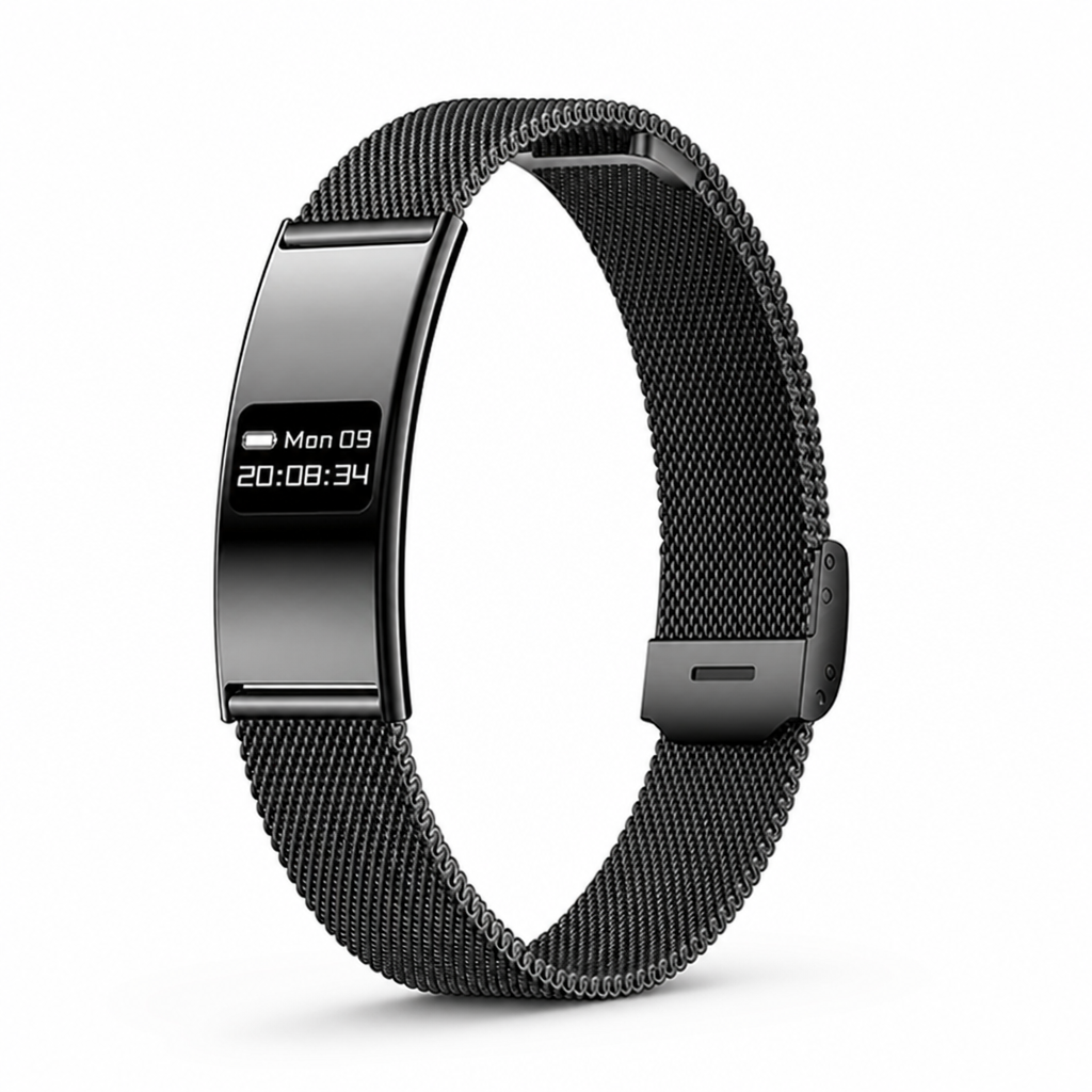 Zinc Alloy IPX8 Waterproof Fitness Bracelet
