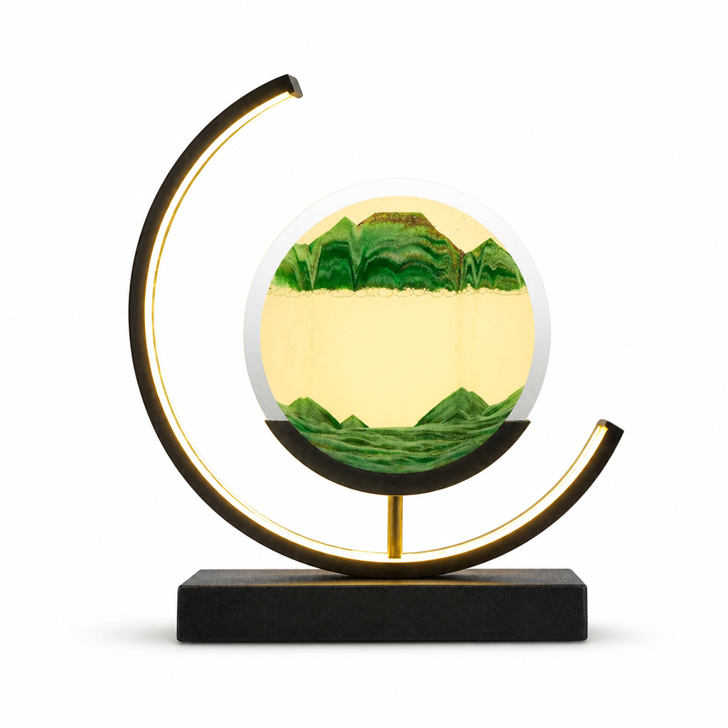 Handmade Sand Landscape Table Lamp