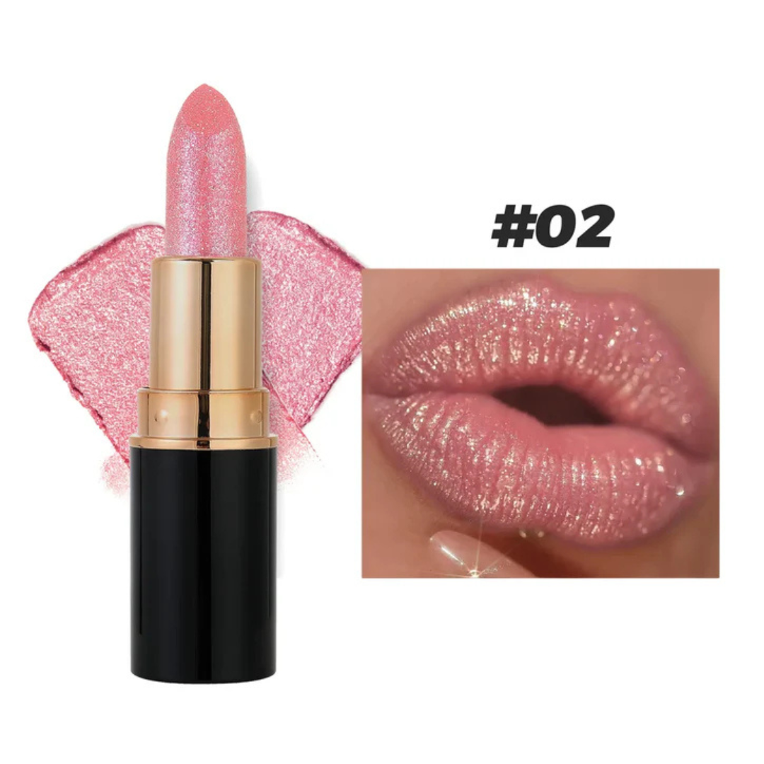 LustraShine™ Metallic Lipstick — Captivate with Unstoppable Shine and Softness All Day Long