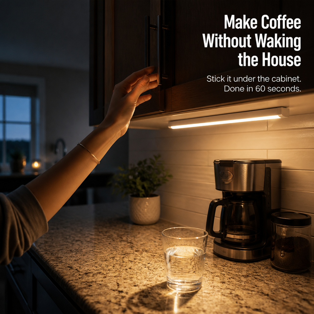 LumaSense™ — Illuminate Any Dark Closet, Hallway or Staircase Without Wiring