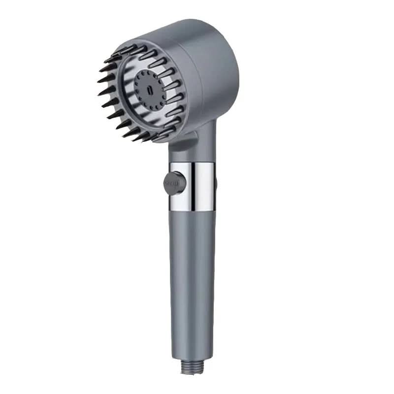 High-Pressure Shower Head with 3 Settings – Filtered Water System