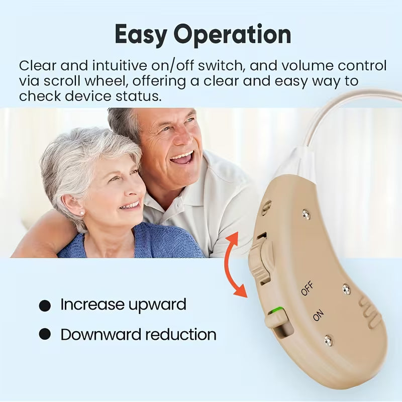 Rechargeable Battery Hearing Aid for Clear Sound
