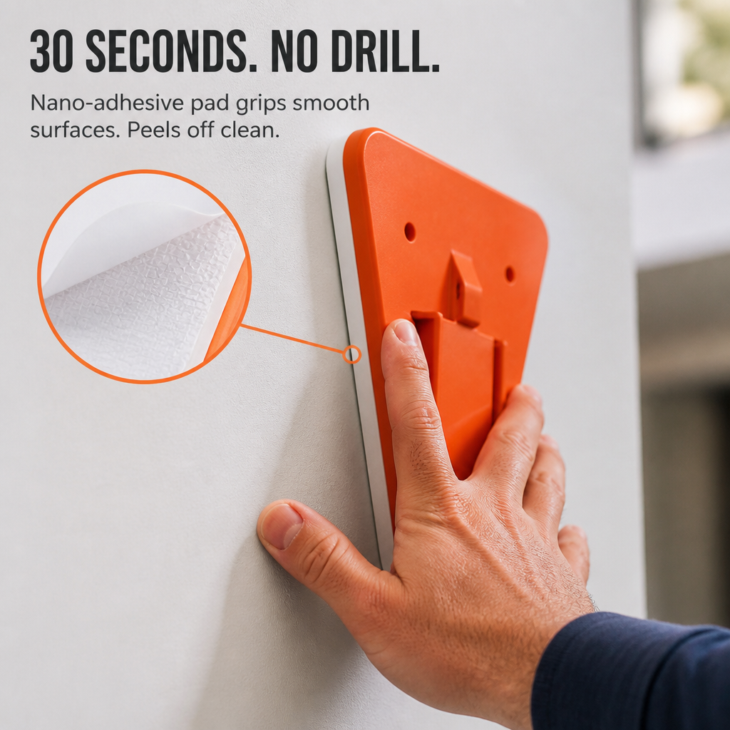 VoltRise™ — Stick, Shoot, Score: Quiet Indoor Basketball with Zero Drill Holes