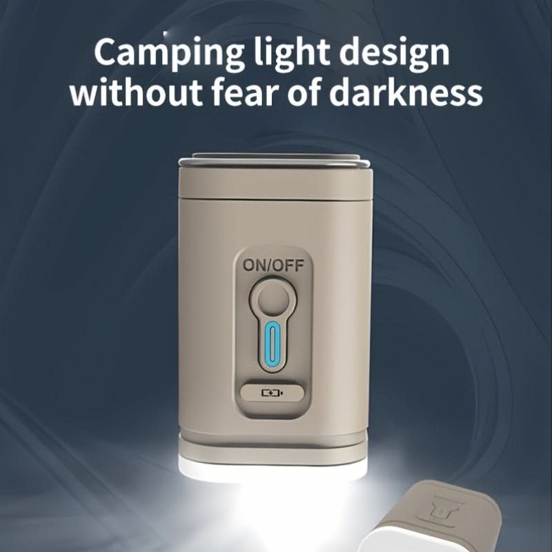 Compact Rechargeable Air Pump with Integrated LED Light