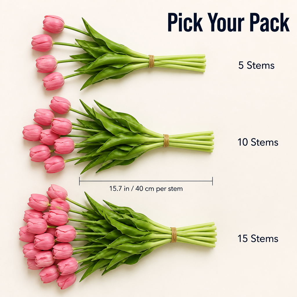 Everbloom™ — Feel the Difference With Real-Touch Tulips That Stay Fresh Forever