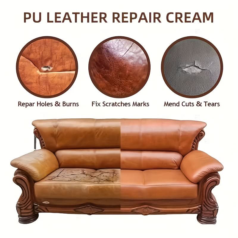 Leather and Vinyl Repair Kit for Quick DIY Restoration