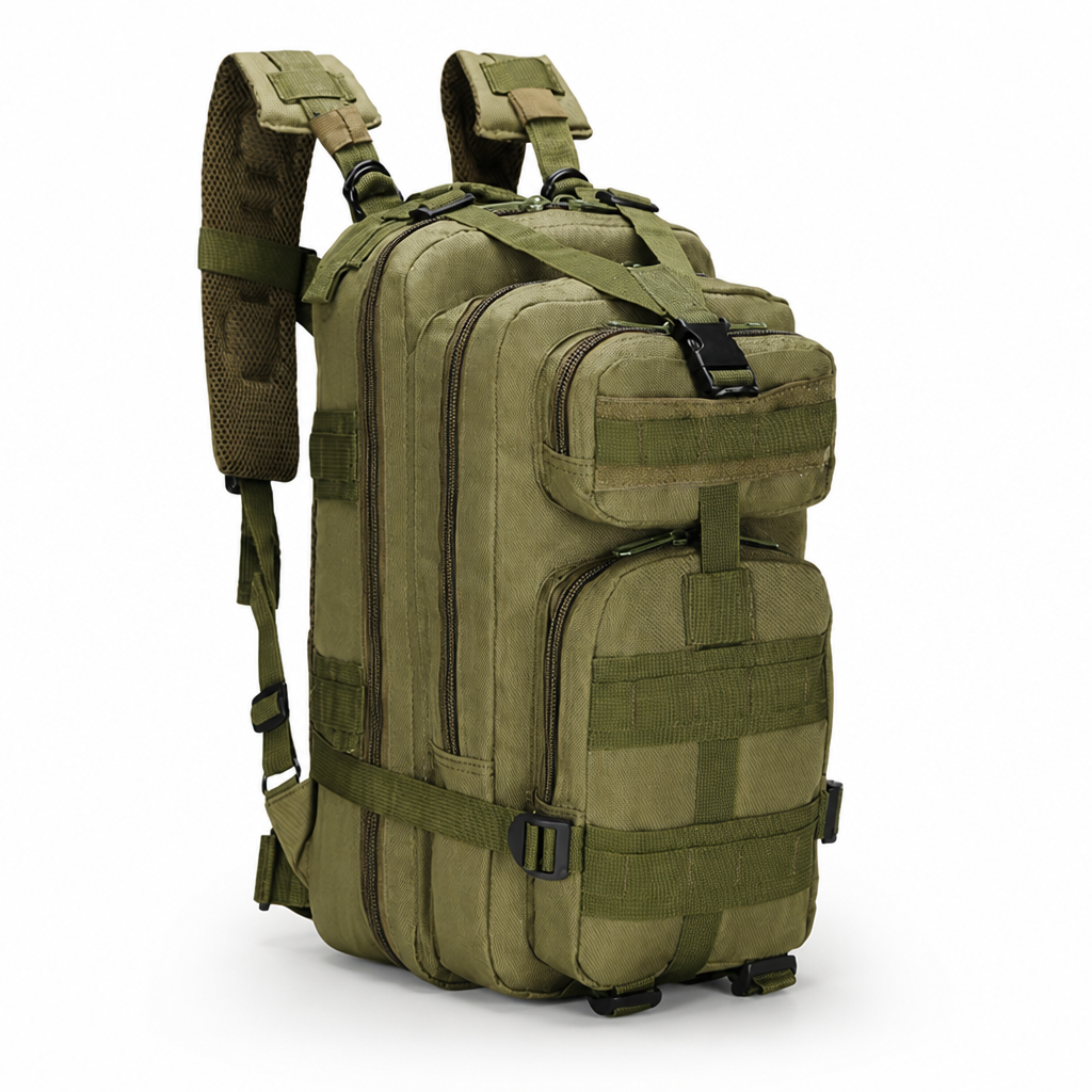 Durable Nylon MOLLE Tactical Backpack (30L)