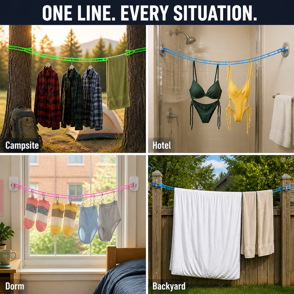 BreezeGuard™ — Secure Each Shirt Tight, Keeping Wind Away from Your Laundry