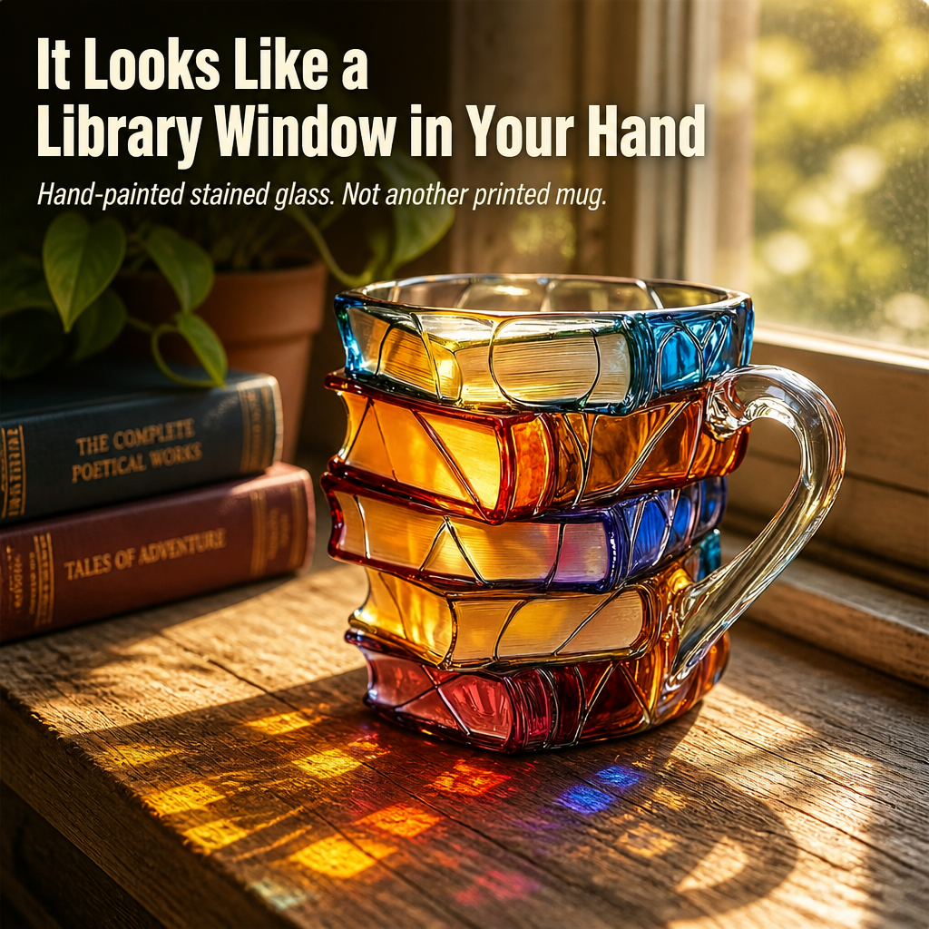 LumiTale™ Mug — Turn Every Sip into a Radiant Celebration of Your Bookish Soul
