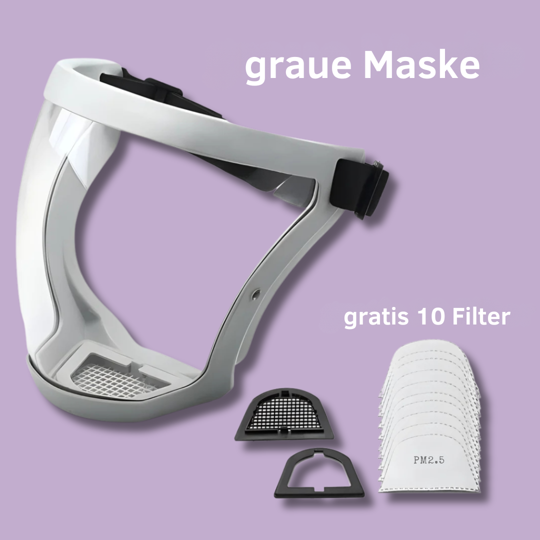 Waterproof Reusable Mask with HEPA Filter for Respiratory Protection