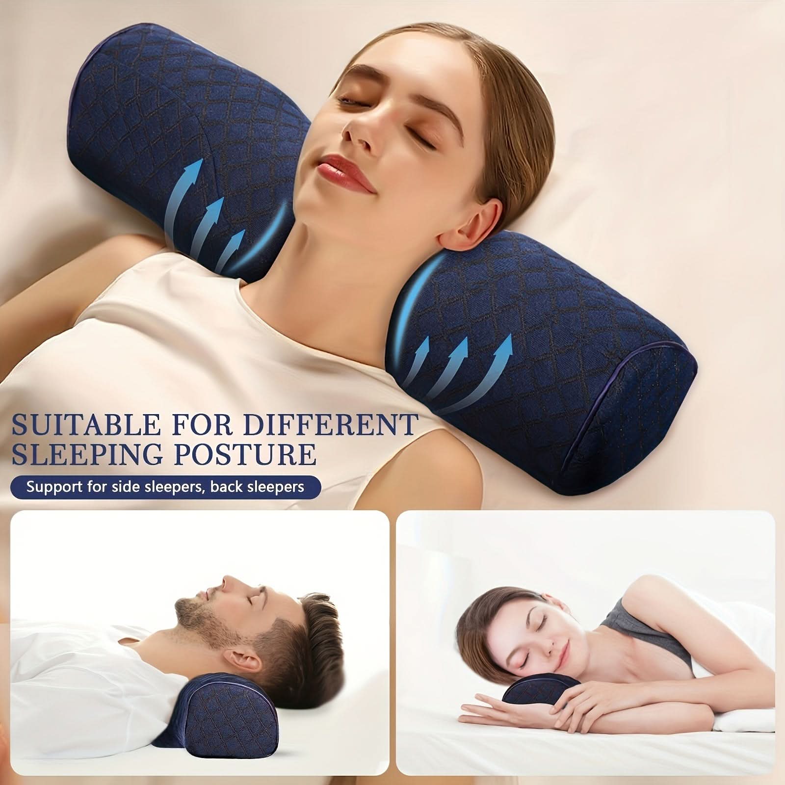 Memory Foam Neck Pillow for Cervical Support