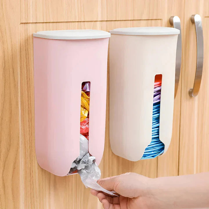 Storage Container for Plastic Bags – Wall-mounted, No Drilling Needed