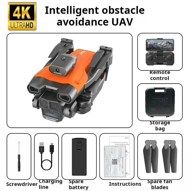 Drone with 4K Camera, Obstacle Avoidance, and Home Return Feature