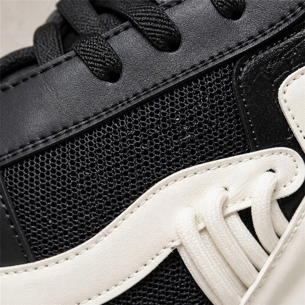 StridePro™ – Heritage Retro Runner Sneakers with Mesh & Suede Blend