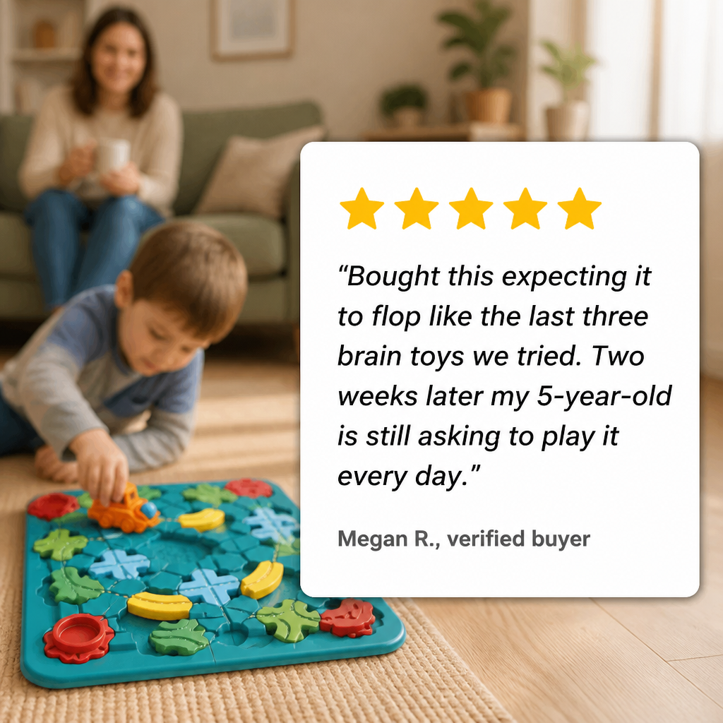 BrainTrail™ Maze — Construct The Path, Steer The Car, Exercise Little Minds