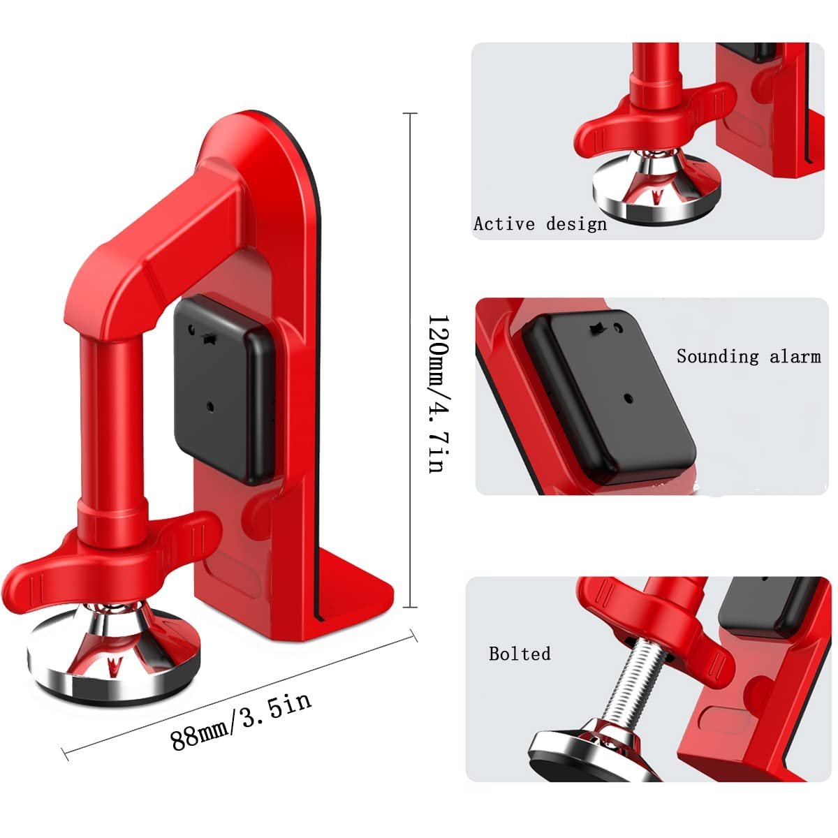 SecureGuard™ Portable Door Jammer — Feel Untouchable with Instant Alarm Protection Anywhere