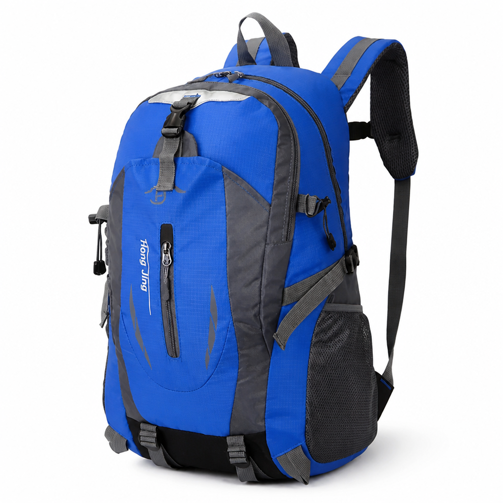 Water-Repellent Multi-Compartment Travel Backpack (Adjustable Padded Straps)