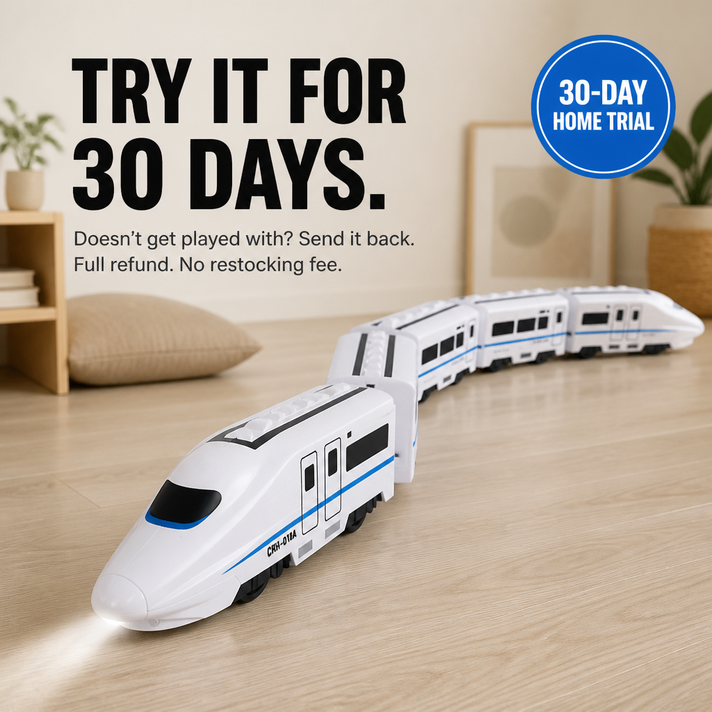 TrackMaster™ — Bypass the Tracks and Launch a Curving Bullet Train Anywhere