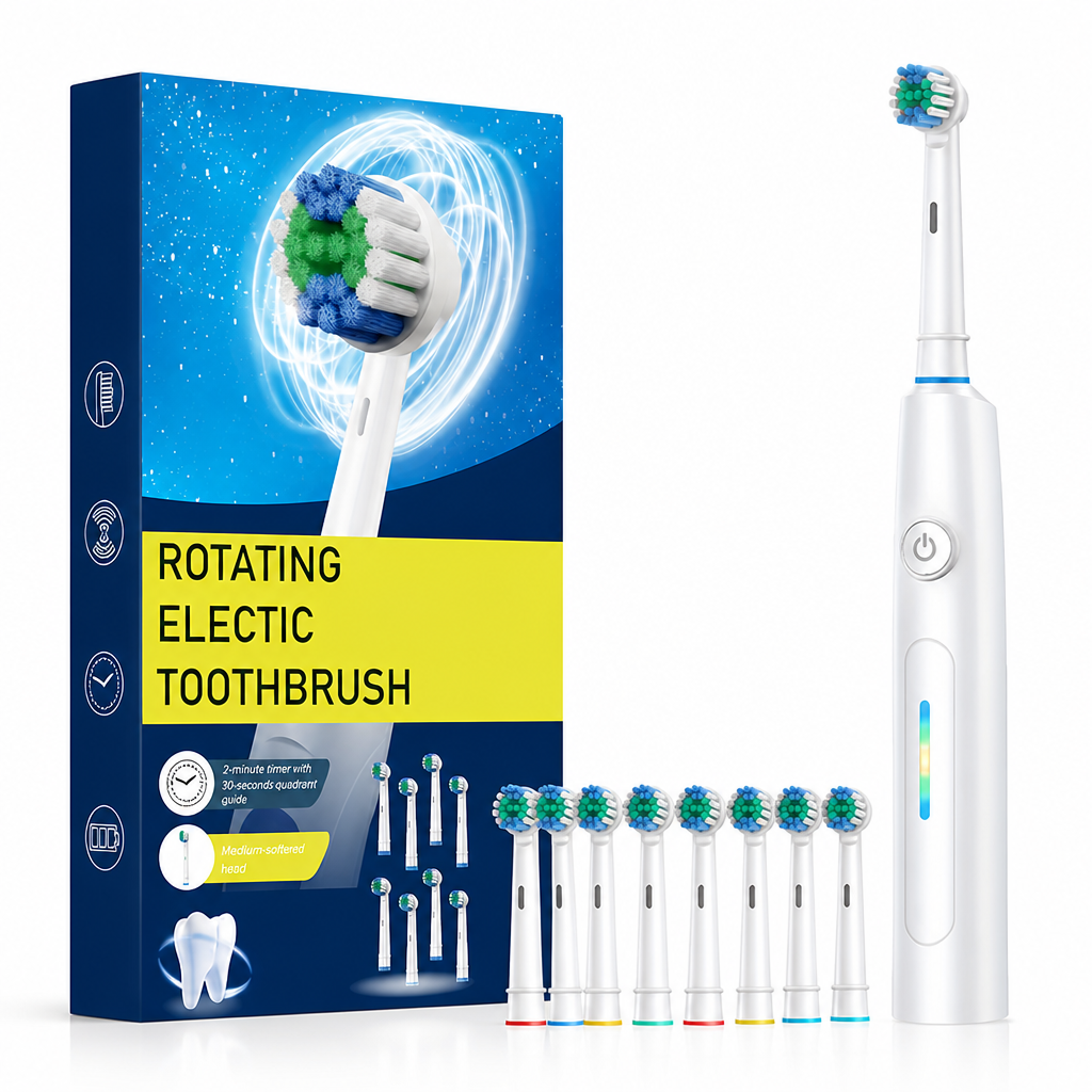 Multi-Mode IP67 Waterproof USB-Rechargeable Electric Toothbrush