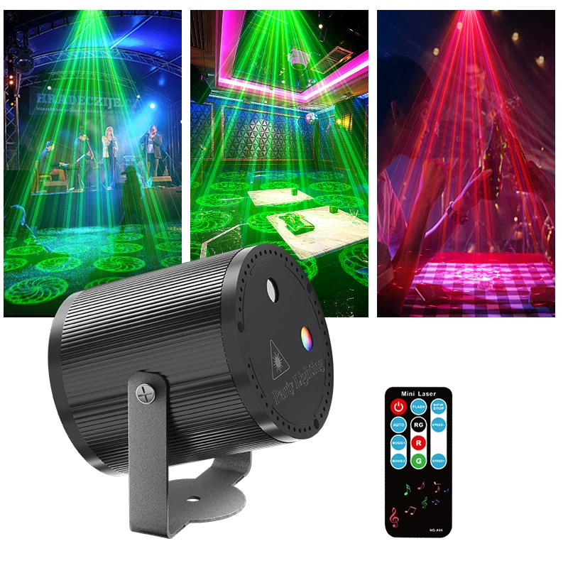 Remote-Controlled Laser Lighting for Parties with Music Sync