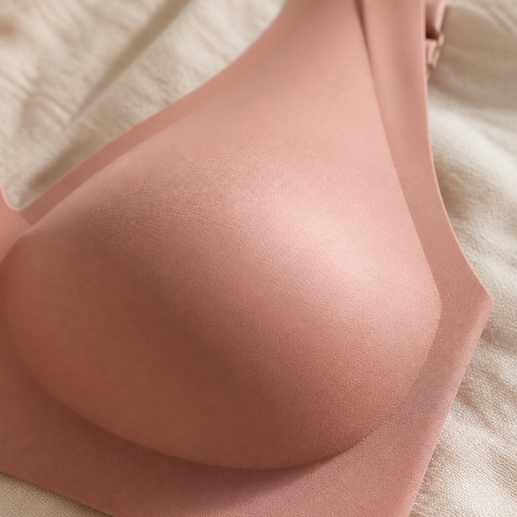 LumiFit™ – Wireless Seamless Bra with Softly Padded V-Neck Cups