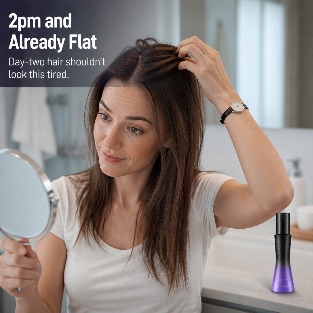 Volaire™ — Spritz Volume Into Flat, Day-Two Hair Minus the Sticky Crunch