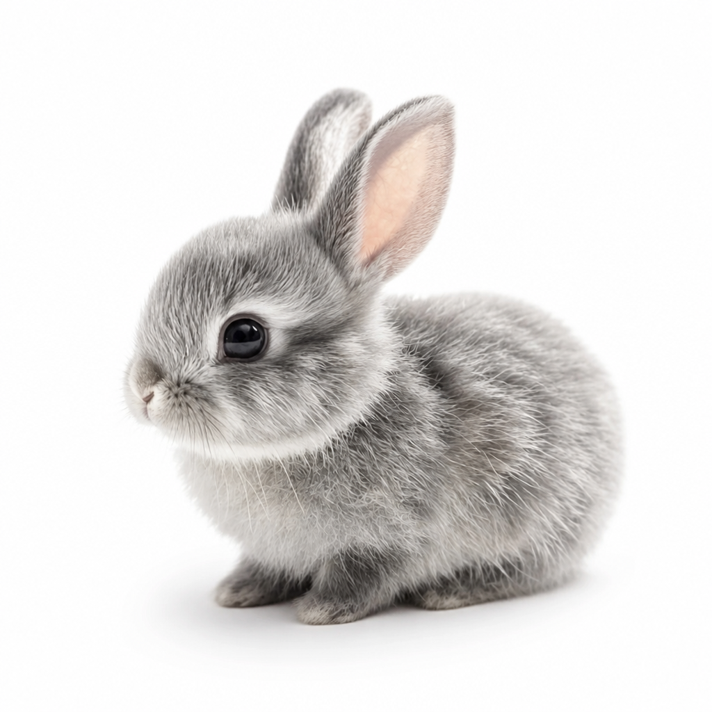 Lifelike Hopping Non-Toxic Plush Bunny (Handcrafted)