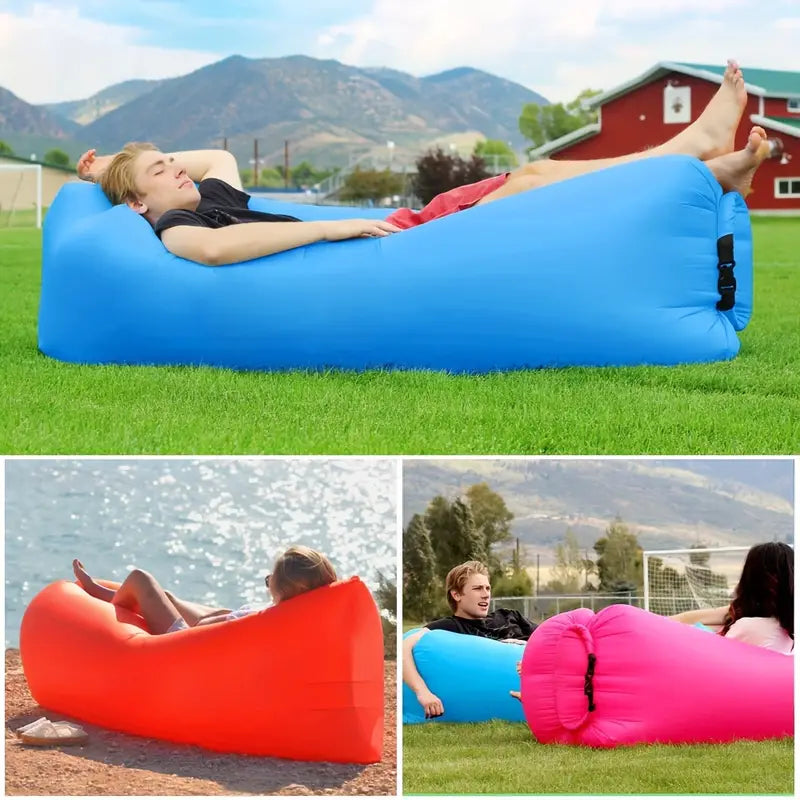 Outdoor Inflatable Lounge Chair for Recreational Use